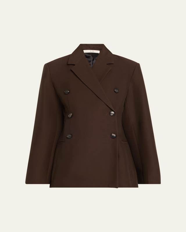Double-Breasted Wool Blazer